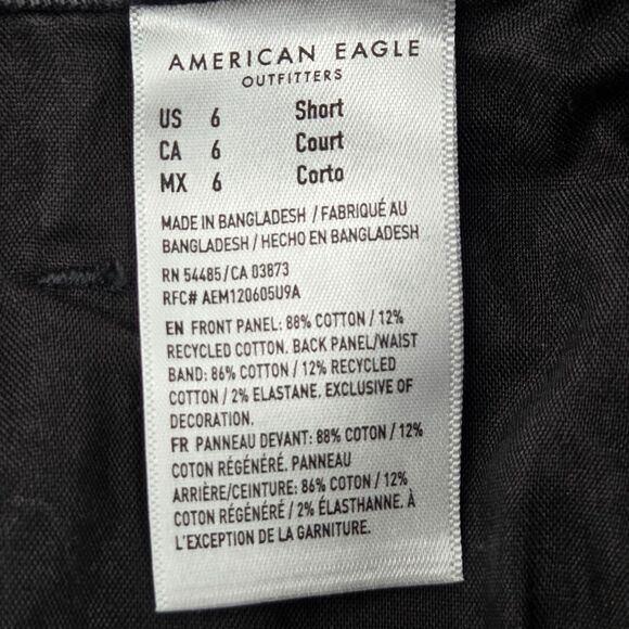 American Eagle Strigid Jeans Womens Size 6 Short High Rise Distressed Grunge - Picture 4 of 9